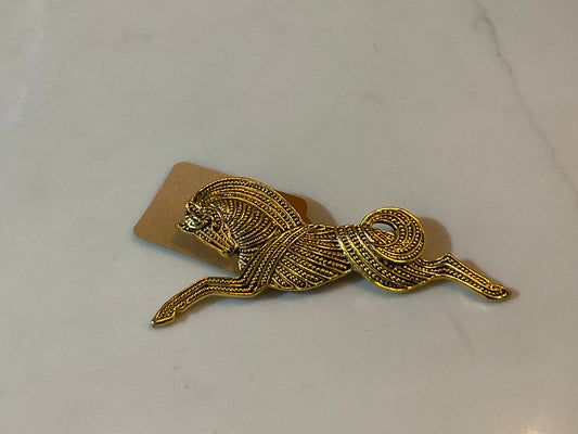 Gold Horse Brooch