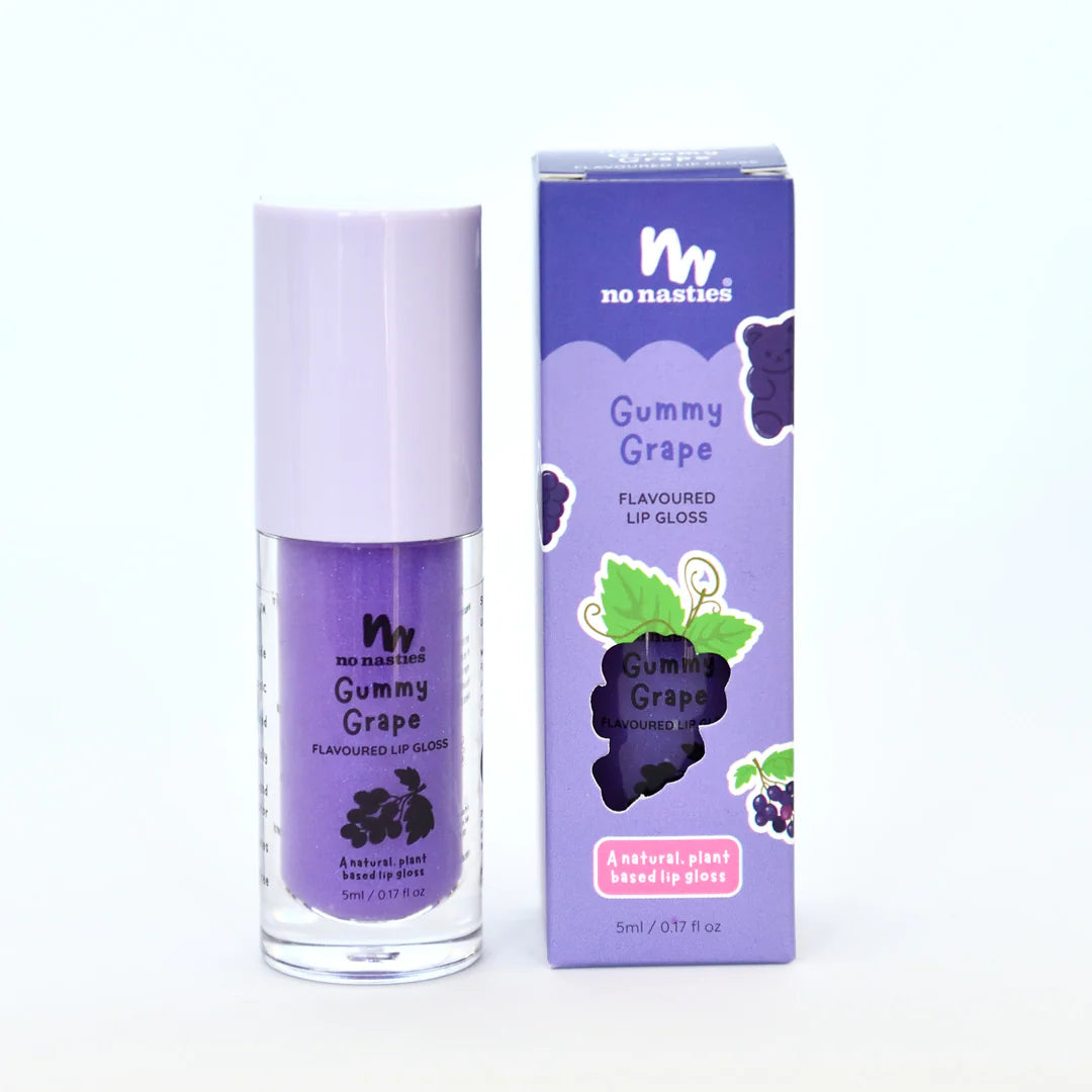 Gloss à lèvres naturel pour enfants au raisin gélifié