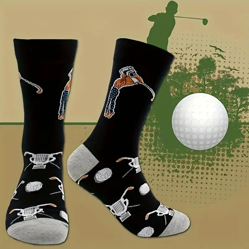 Chaussettes de golf de dessin animé