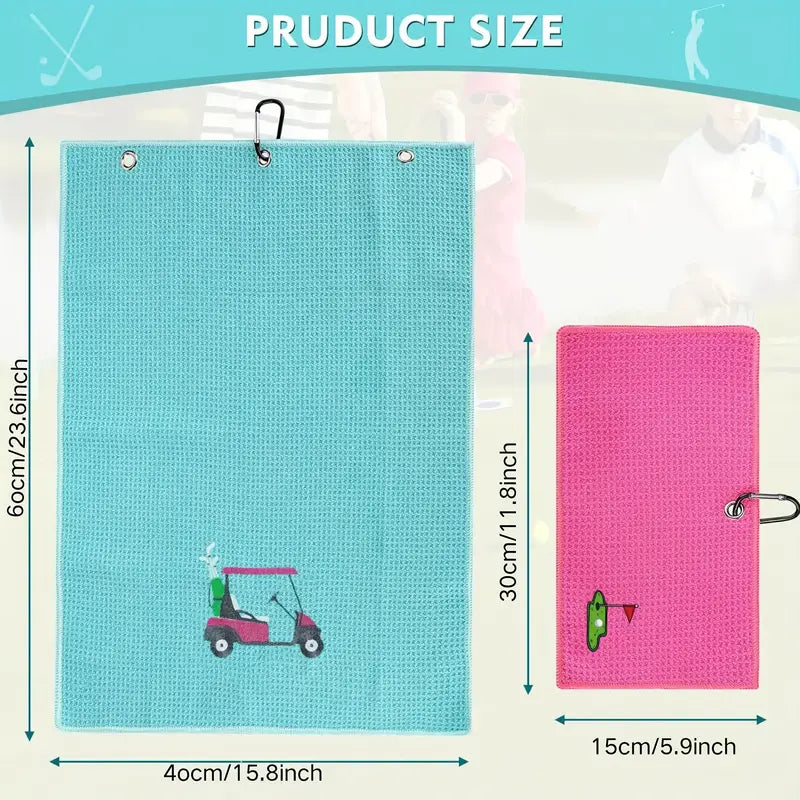 Golf 2 Pcs Microfibre Towel