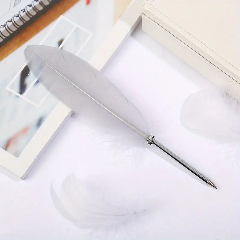 Stylo à bille à plumes