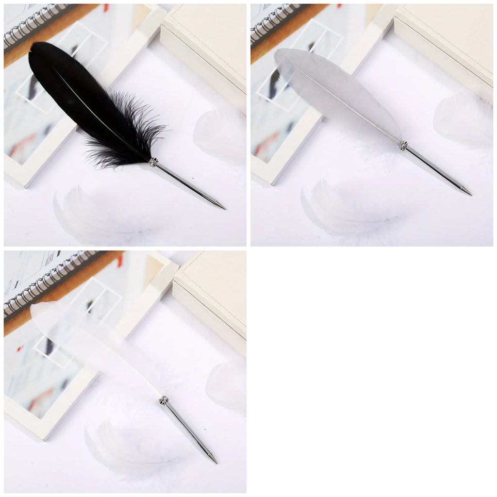 Stylo à bille à plumes