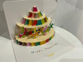 Carte de vœux pop-up 3D - Manège