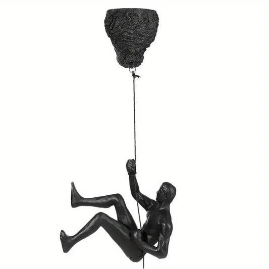 Resin Rockclimber with Rope