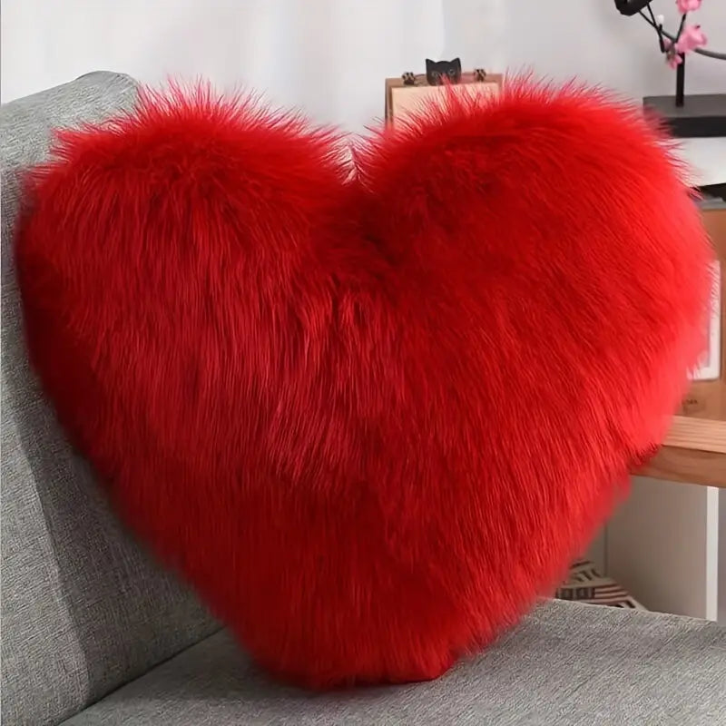 Fluffy Heart Cushion