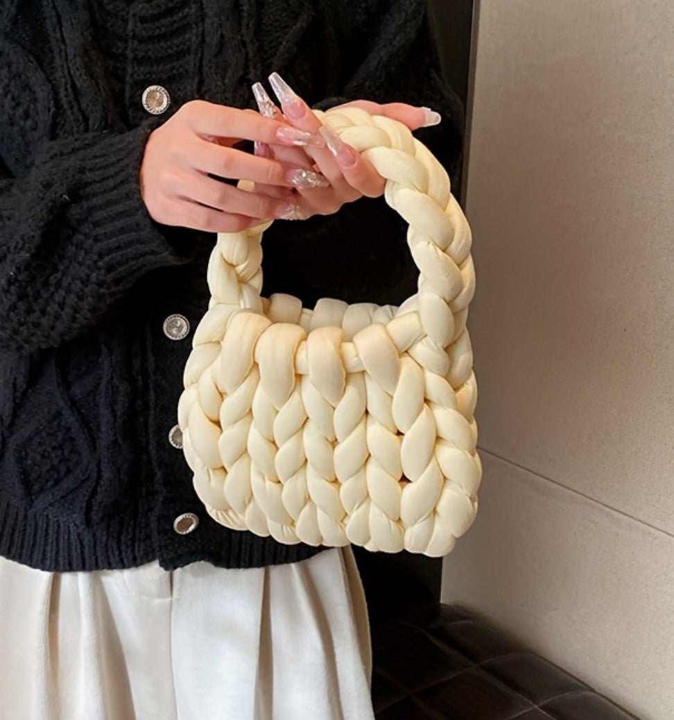Sac à main en grosse maille
