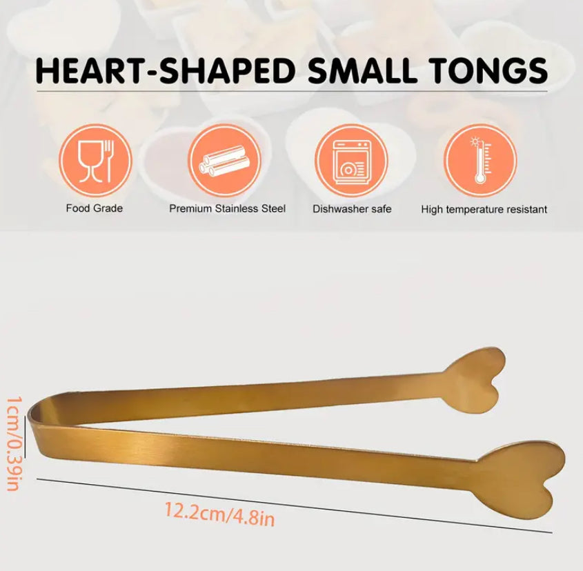 Pinces en forme de cœur - OR