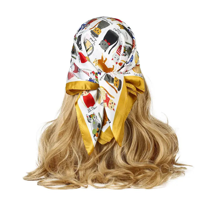 Écharpe élégante en forme de chat de dessin animé