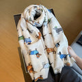 Dachshund Pattern Scarf