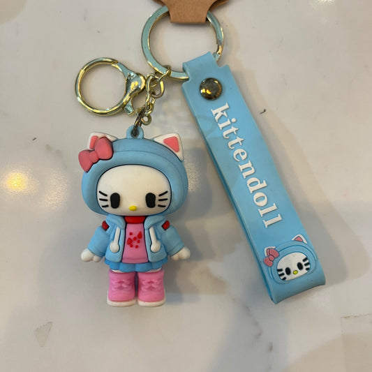 Cartoon Character Keyring (Kittendoll)