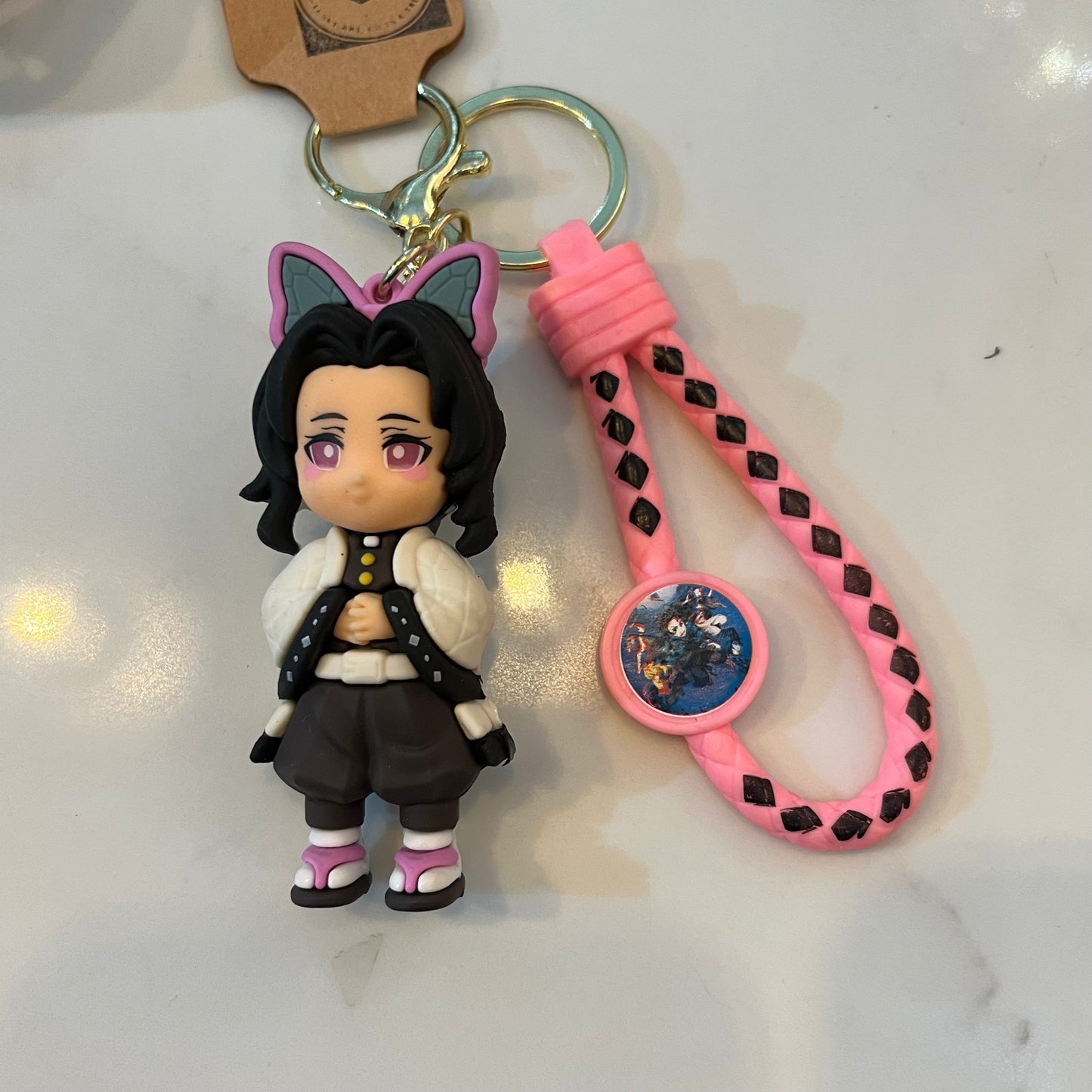 Cartoon Character Keyring (Naruto Girl)