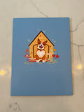 3D Pop-Up Greeting Card- Corgi