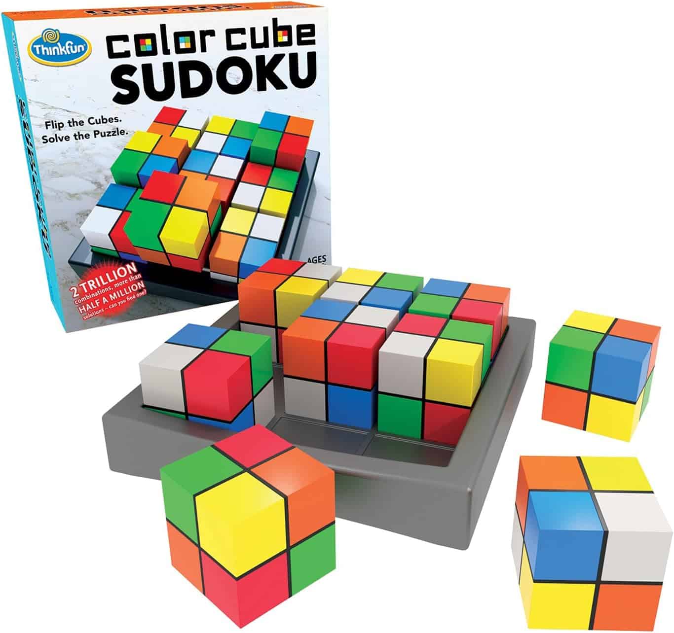 Sudoku avec cubes colorés