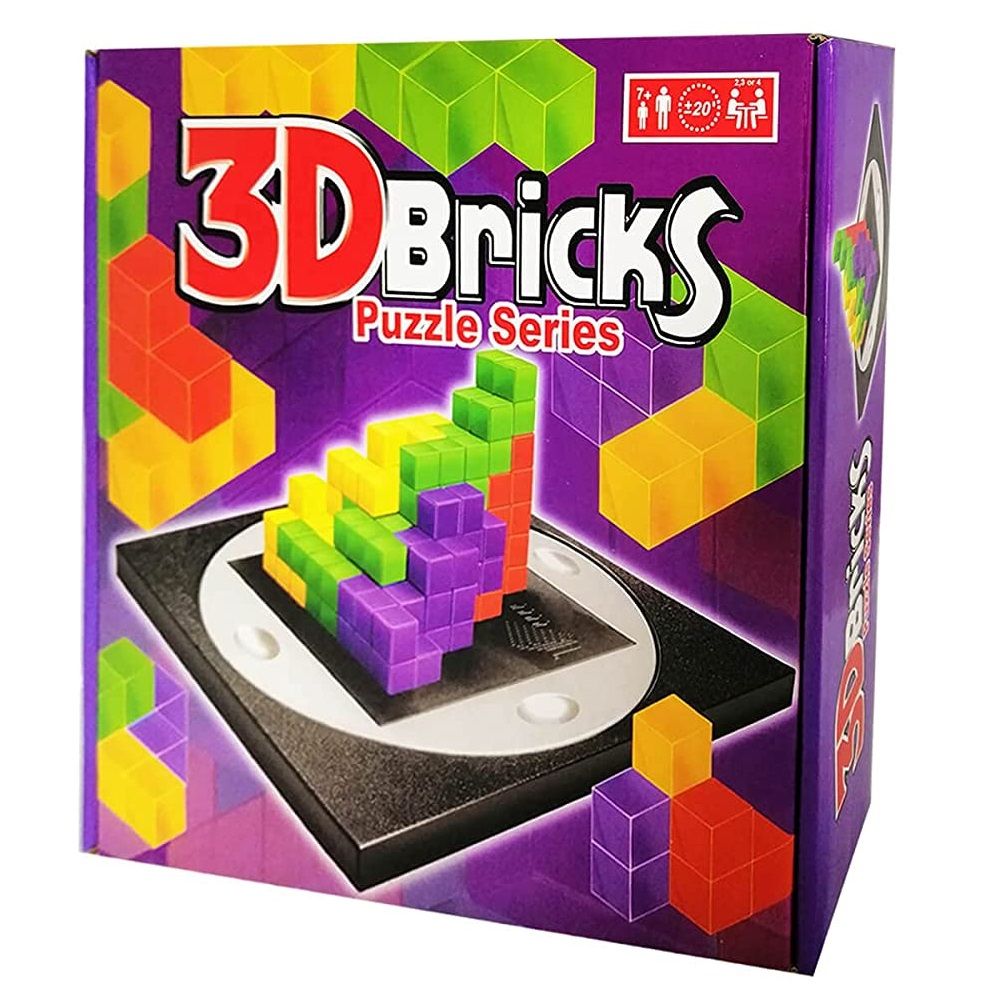 Jeu de puzzle de briques 3D
