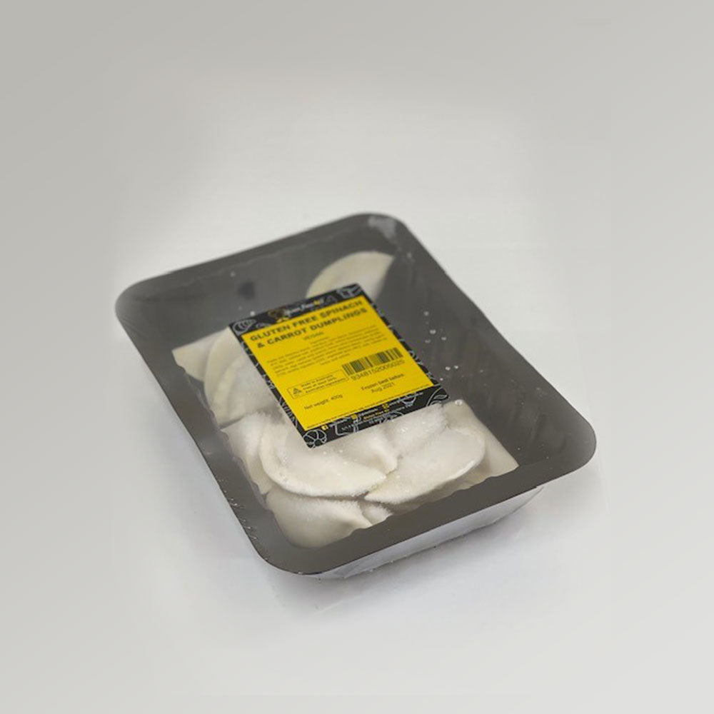 Raviolis – Épinards et carottes Vegan 400g (Commander 48h à l'avance)