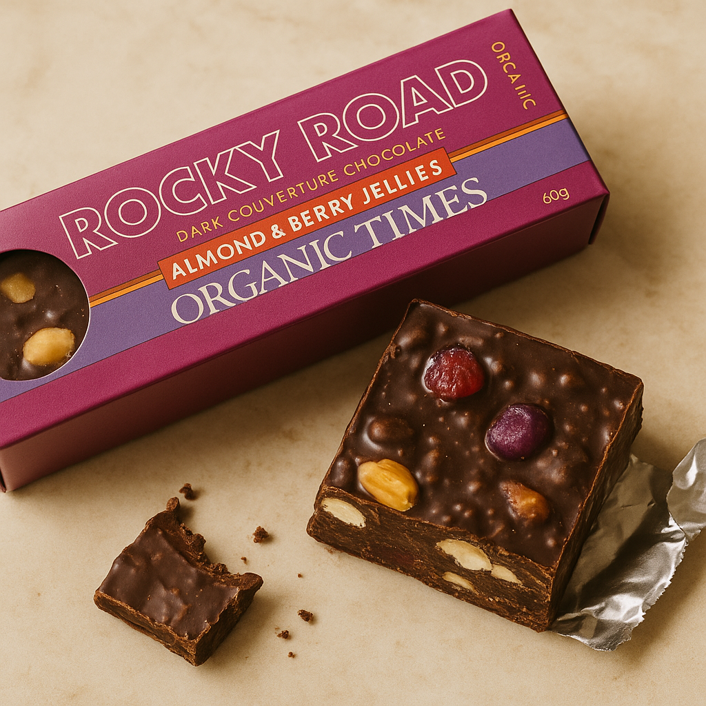 Organic Times Rocky Road – Almond & Berry Jellies