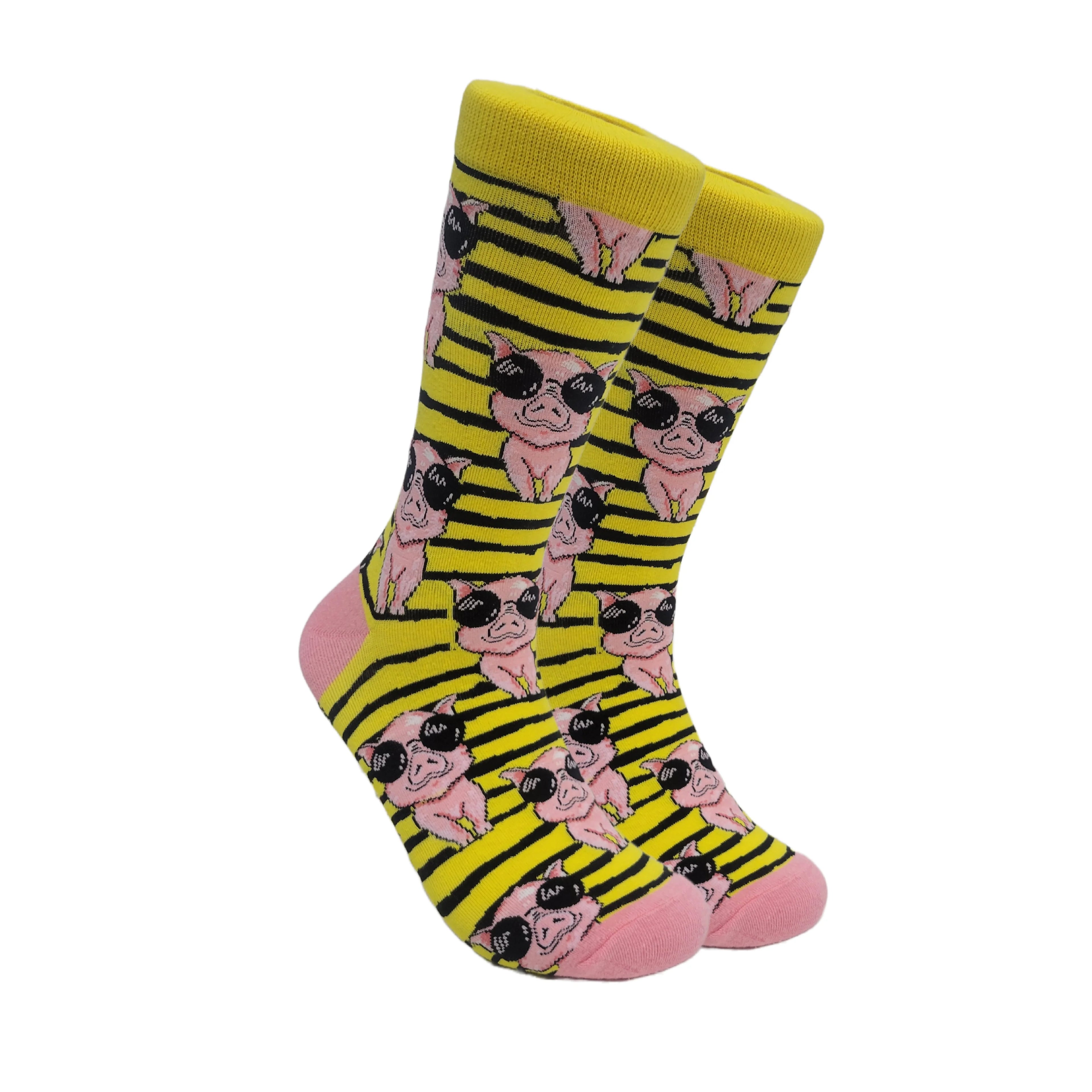 Pig with sunnies socks