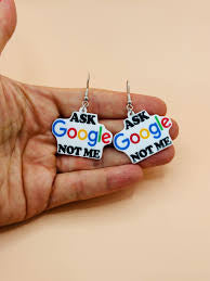 Boucles d'oreilles Ask Google