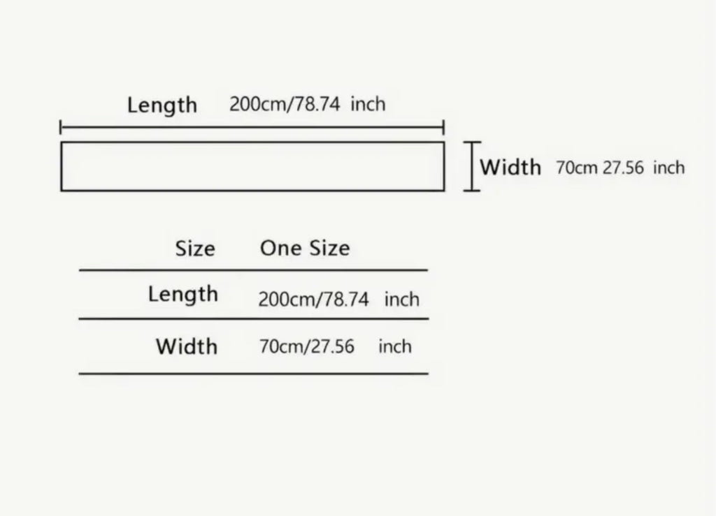 Écharpe géométrique colorée 2m