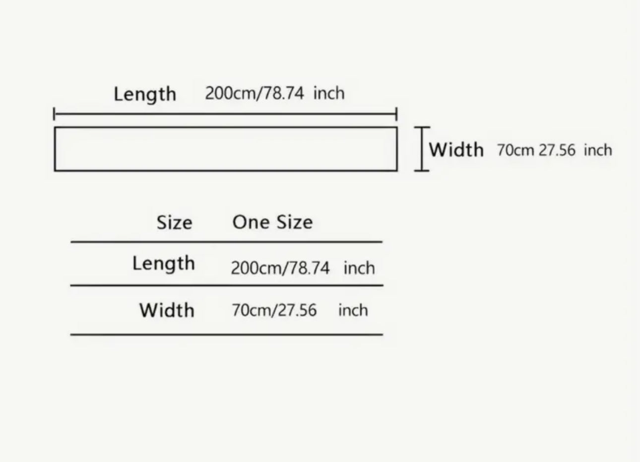 Écharpe géométrique colorée 2m