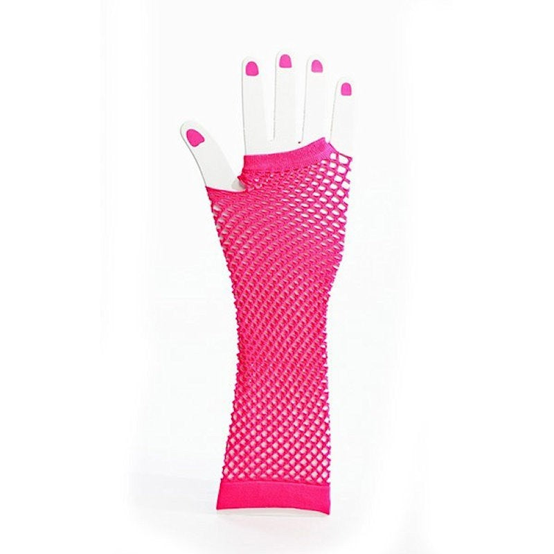 Fishnet gloves ( green, yellow, black or pink)