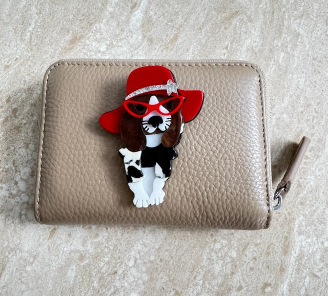 Portefeuille en cuir véritable RDIF (différentes couleurs)