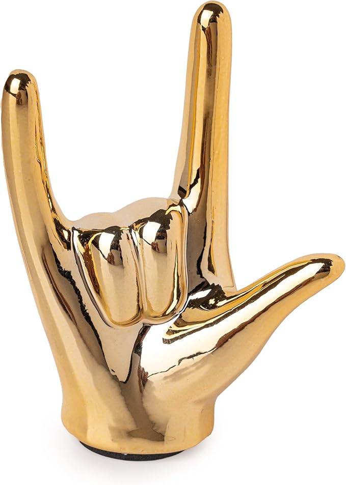 Gold Ceramic Hand