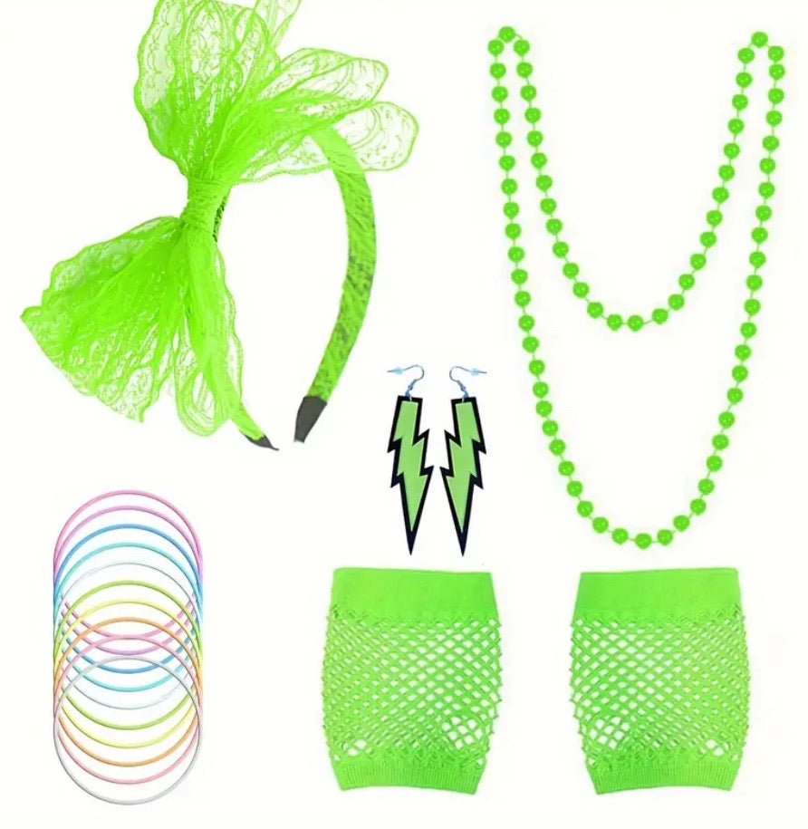 Déguisement vert des années 80