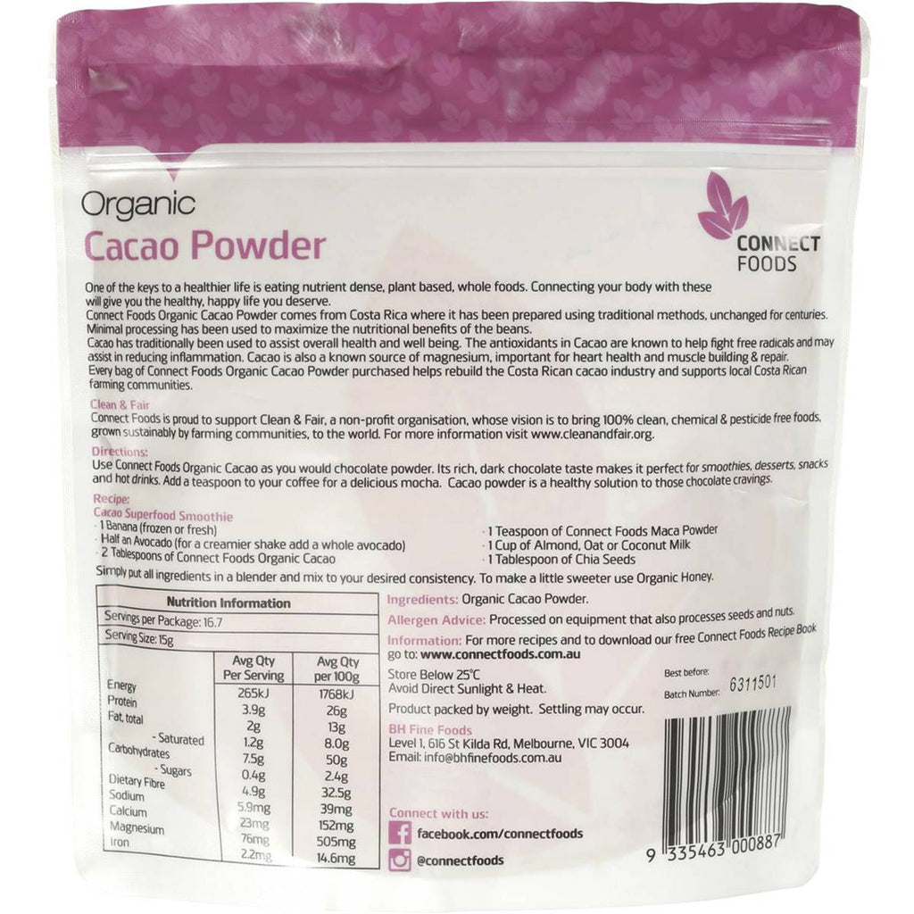 Poudre de cacao en paquet économique de 1 kg 