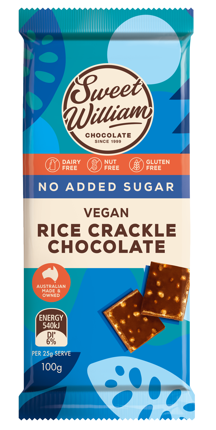 Vegan Rice Crackle Chocolate - Sweet William