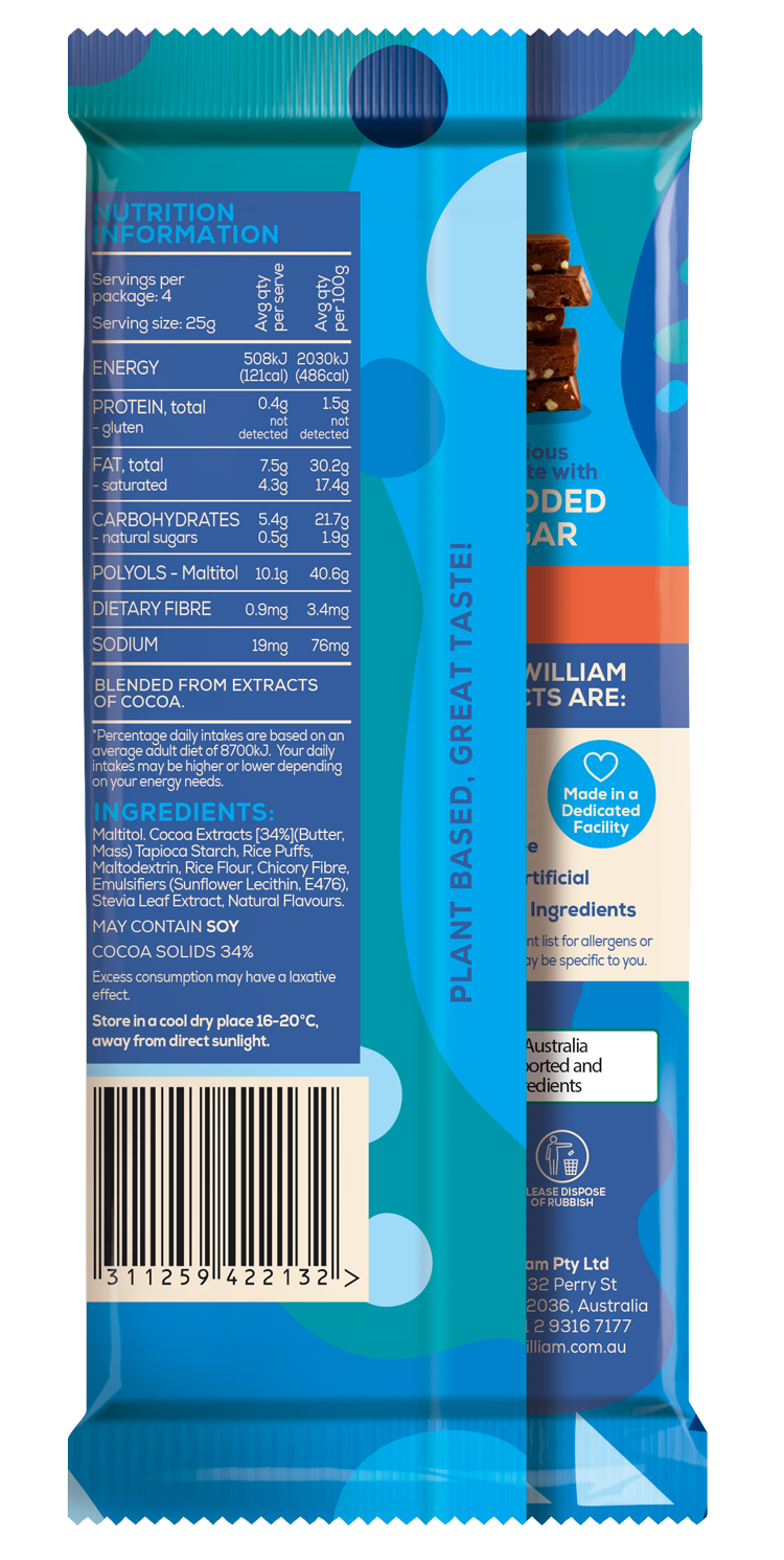 Riz croustillant au chocolat végétalien - Sweet William