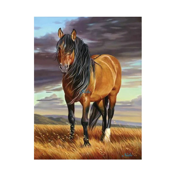 Art du diamant - cheval