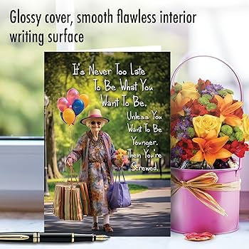 Humorous greeting card