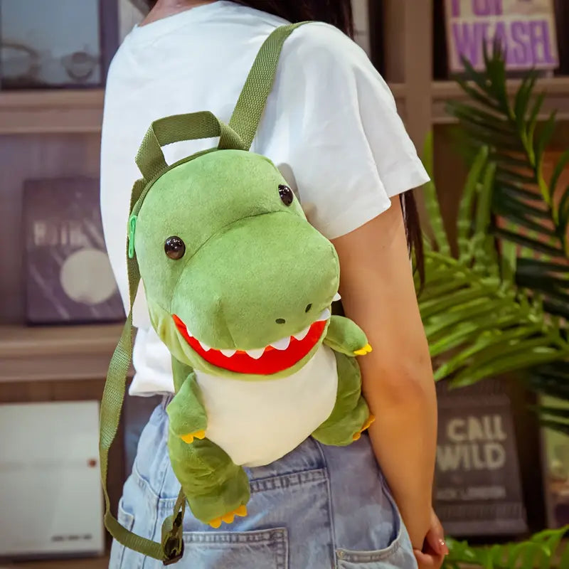 Sac à dos en peluche dinosaure T-Rex