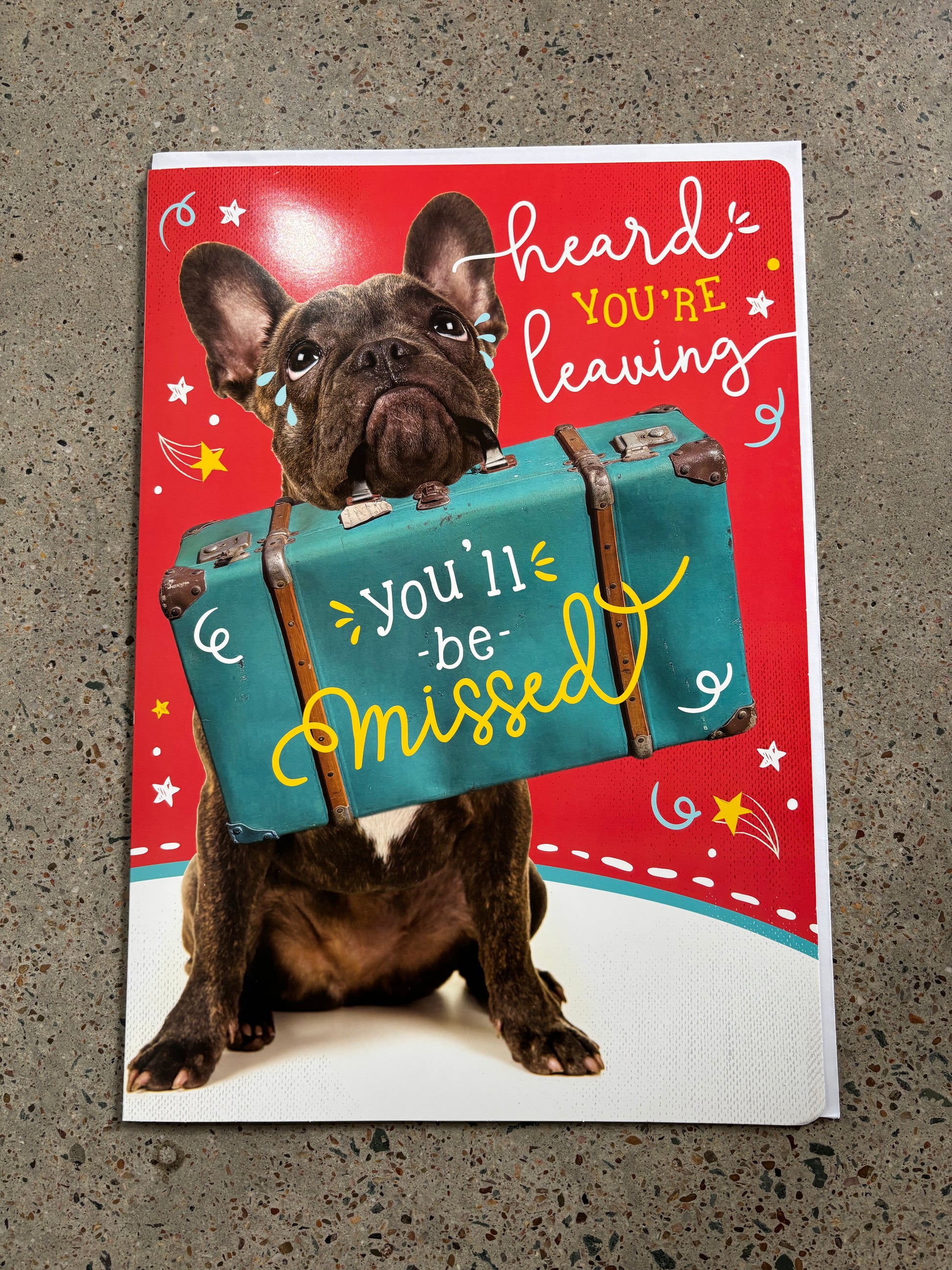 Giant “You’ll be Missed” Card