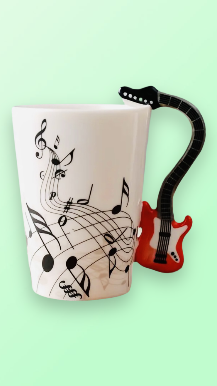 Tasse à café guitare électrique
