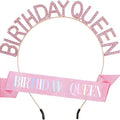 Bandeau et écharpe de la reine d'anniversaire
