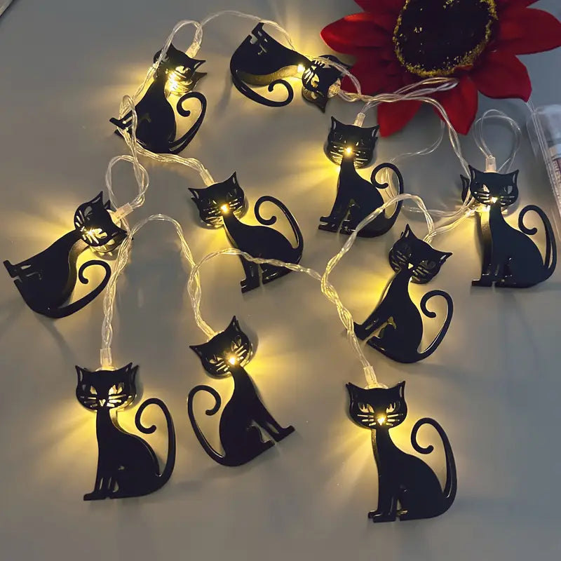 Black Cat LED Fairy lights