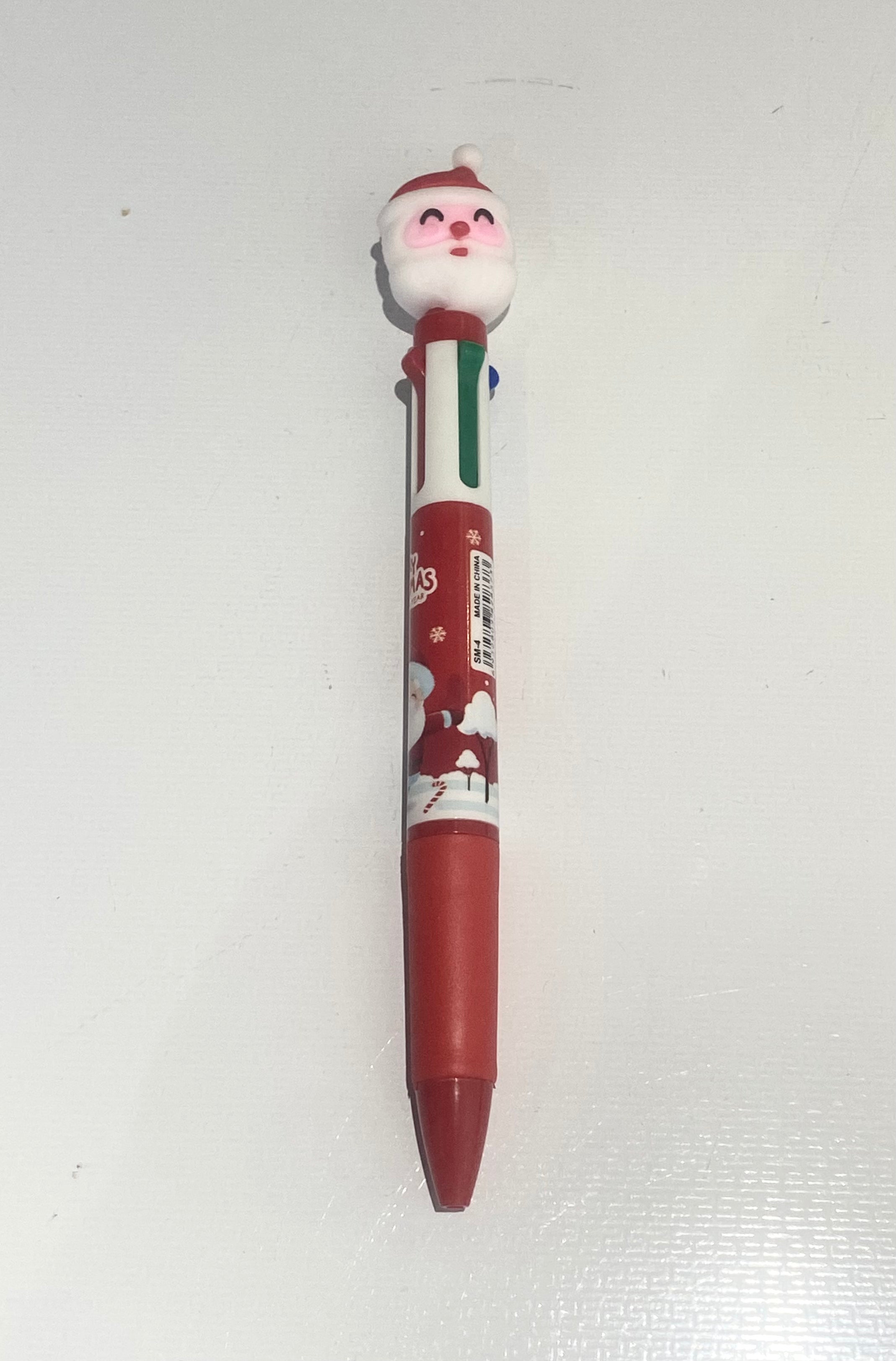 Santa Christmas Retractable Pen