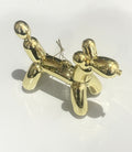 Gold Balloon Dog Christmas Ornament