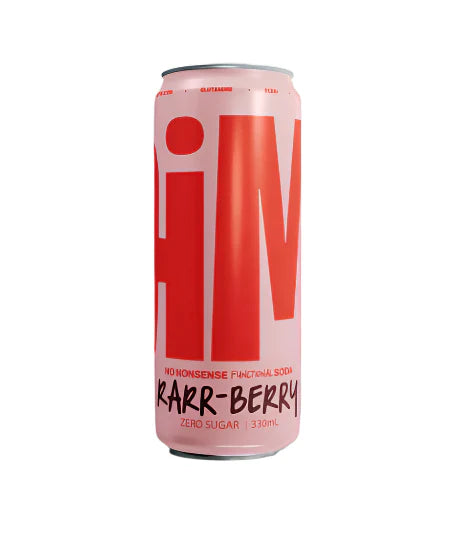 JiM 'Rarr-berry' Prebiotic Functional Soda 330ml