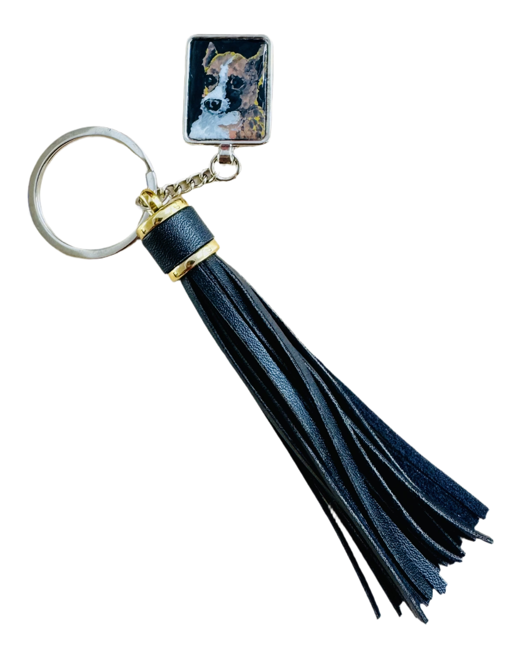 Custom Painted Pet Keyring