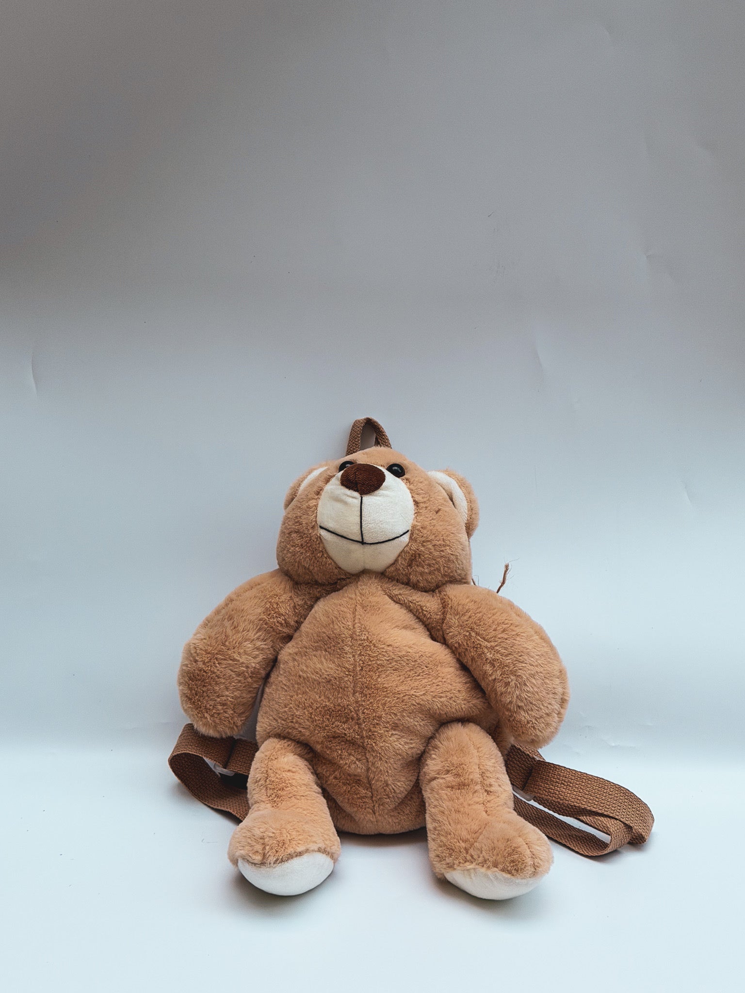 Fluffy Teddy Backpack Bag