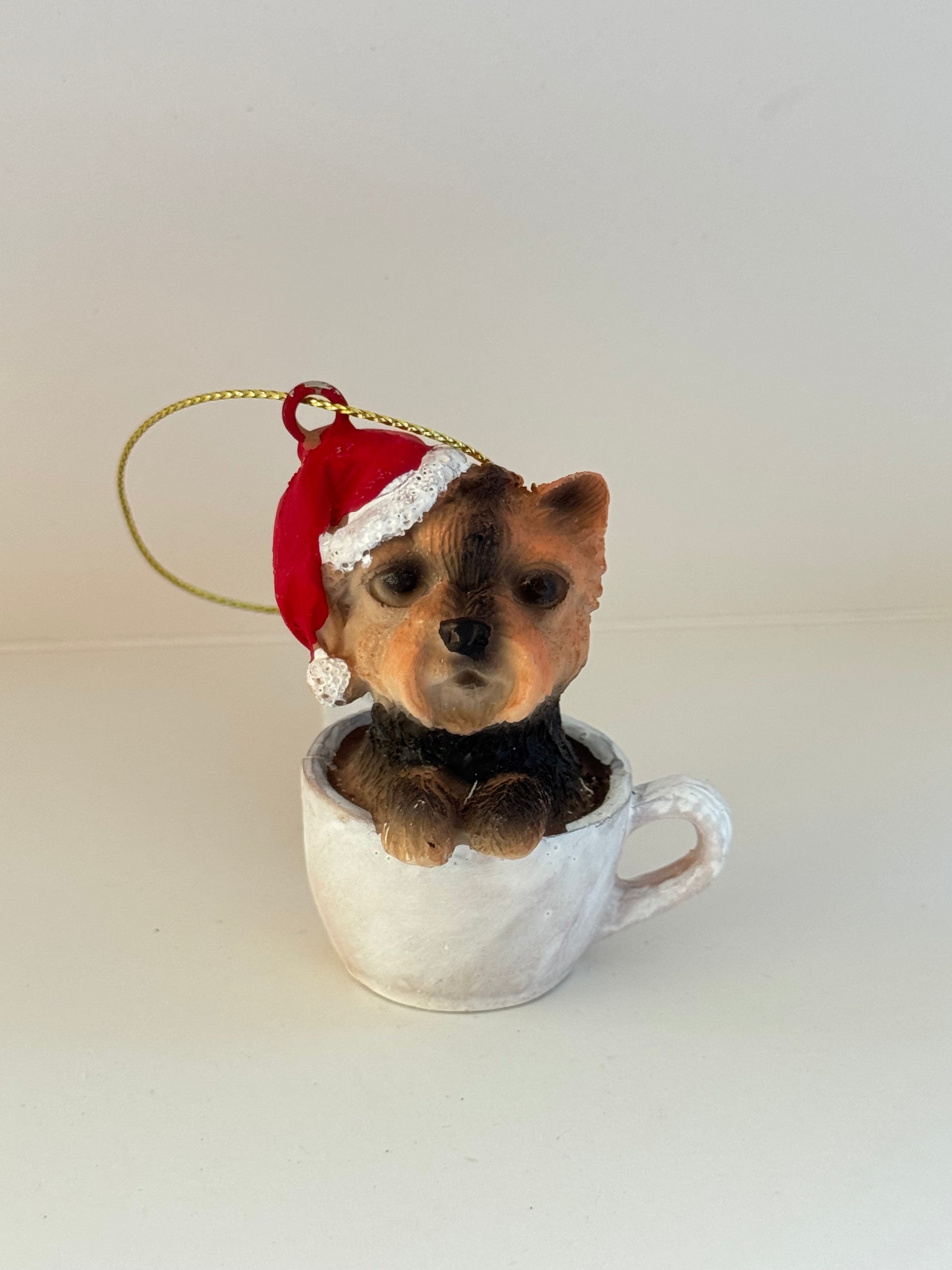Yorkshire Terrier Dog Xmas Tree Ornament