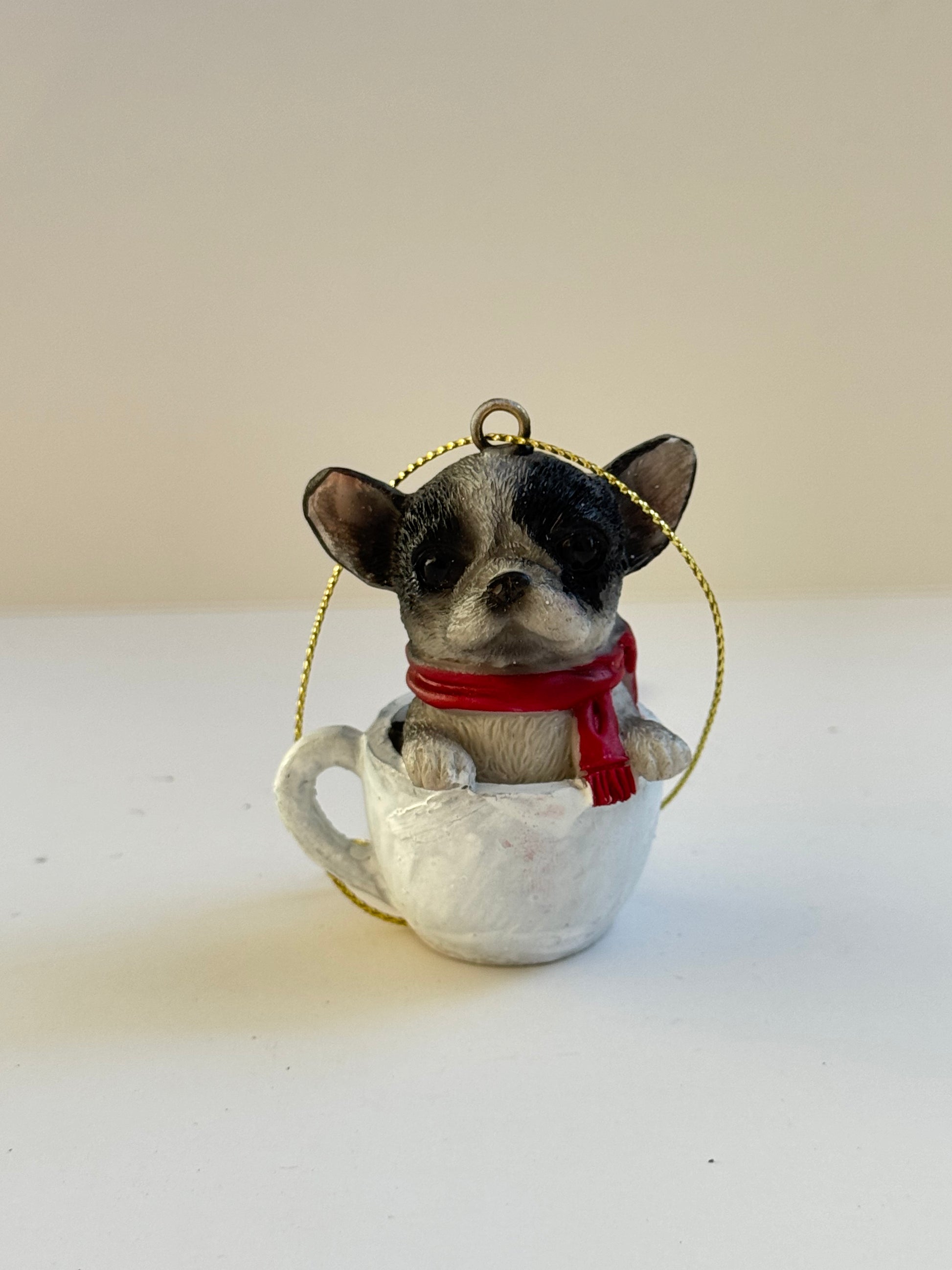 French Bulldog Dog Xmas Tree Ornament