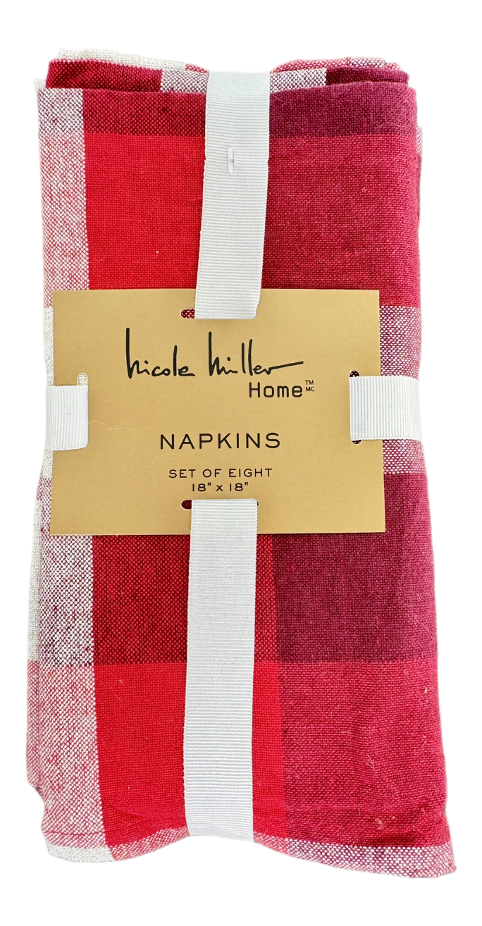 Nicole Miller Cotton Napkins (Set of 8)