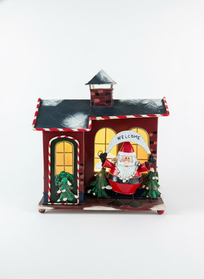 Christmas Santa Lamp