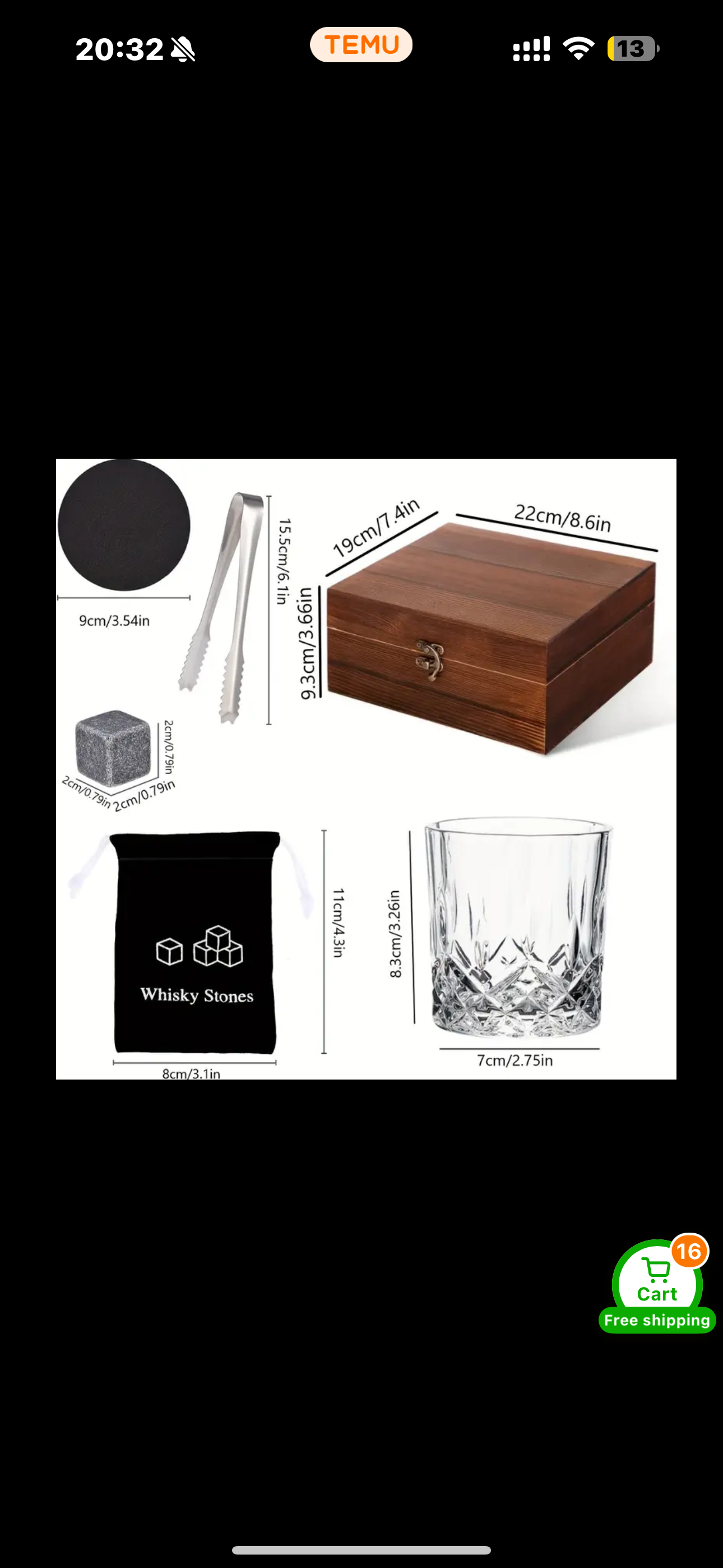 Whiskey Glasses Gift Set