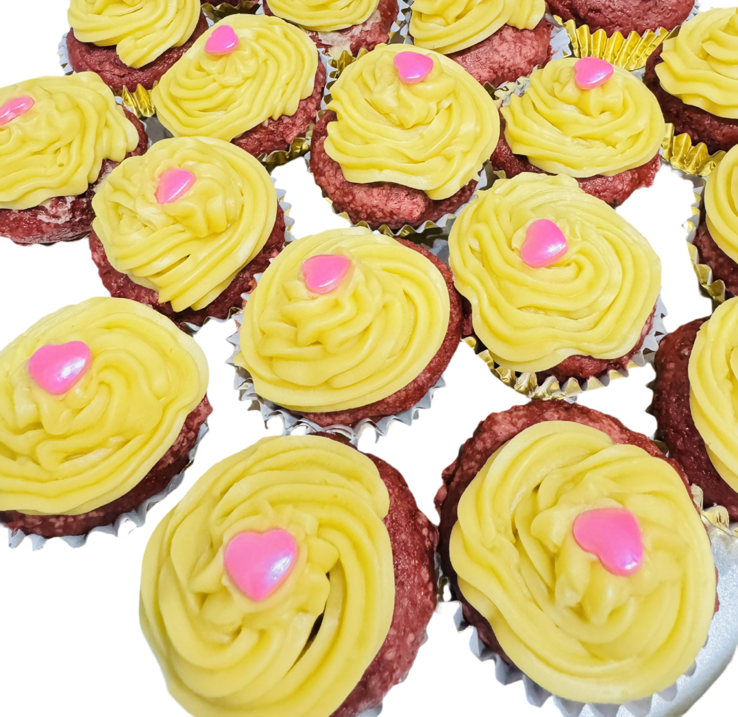 Plant-Based Mini Red Velvet Cupcake ( GF,V, DF)