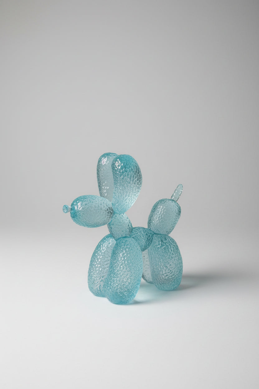 Aqua Blue Balloon Dog